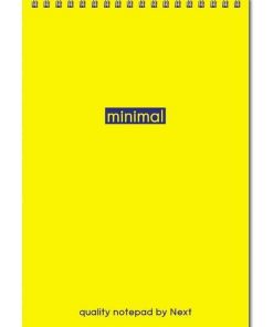 Next minimal μπλοκ σπιράλ 21x29εκ. 2θεμ. 80φυλ.