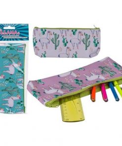 Κασετίνα "λάμα" PVC με φερμουάρ 3 σχέδια 21x9.5εκ. σε blister