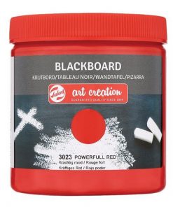 Talens blackboard paint 3023 powerful red, 250 ml