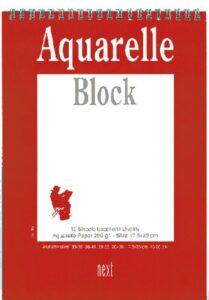 Next μπλοκ ακουαρέλας επαγγελματικό 35x50εκ.,12φ.