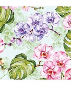 Χαρτοπετσέτες 20τεμ. "άγρια ορχιδέα" 33x33εκ. (SDOG 029001)