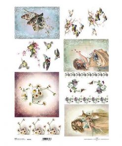 Ριζόχαρτο "spring" 42x29.7εκ.   (ITD-R193L)