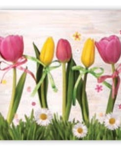 Χαρτοπετσέτες 20τεμ. "τουλίπες" 33x33εκ. (SLWI 004501)