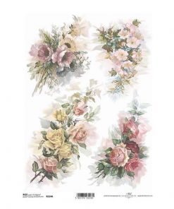 Ριζόχαρτο "bouquet" 21x29εκ.   (ITD-R1144)