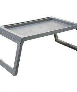 Τραπεζάκι πτυσσόμενο Nextdeco γκρι 55x35x25εκ.