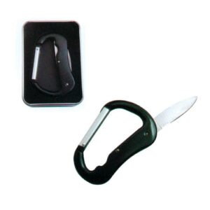 Κρίκος αναρρίχησης με σουγιά από ανοξείδωτο ατσάλι