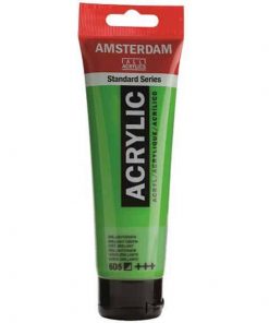 Talens amsterdam ακρυλικό χρώμα 605 brilliant green 120ml