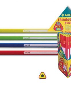 Adel μολύβι "Τρίγωνο" κοκτέηλ 4 χρωμάτων