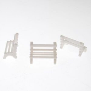 Παγκάκια μακέτας πλαστικά 1:100 μήκος 2,2εκ. (5τεμ.)