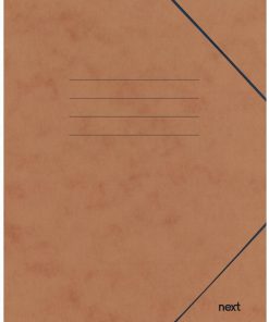 Next φάκελος με λάστιχο πρεσπάν καφέ Υ35x25x0εκ.