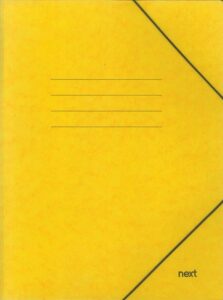 Next φάκελος με λάστιχο πρεσπάν κίτρινος Υ32x22x0εκ. Δυνατότητα εκτύπωσης