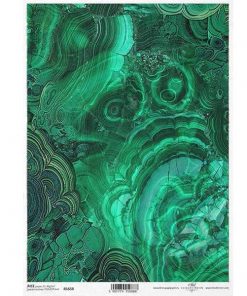 Ριζόχαρτο "gemstones green" 21x29.7εκ.   (ITD-R1658)