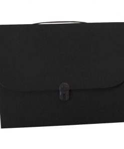 Next τσάντα συνεδρίων με κούμπωμα classic μαύρη Υ36x28x4εκ.