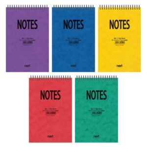 Next notes μπλοκ mini λευκό σπιράλ 10x14εκ. 80φυλ.