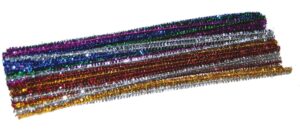 Σύρμα πίπας μεταλλιζέ 6 διάφορα χρώματα 48τεμ.