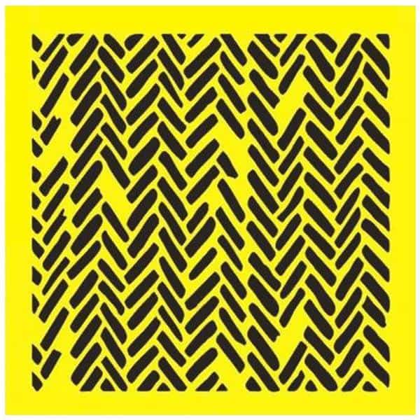 Στένσιλ πλαστικό "Ακανόνιστα ορθογώνια " 16x16εκ. (ST0129)