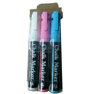 Μαρκαδόροι υγρής κιμωλίας 3 χρώματα