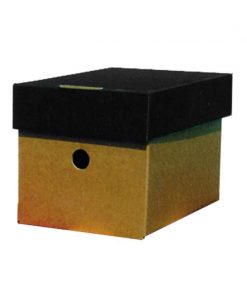 Νext κουτί classic μαύρο καπάκι Α5 Υ16x16x22εκ.