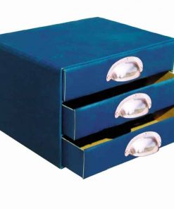 Next συρταριέρα classic μπλε Α5 Υ25x17x20εκ.