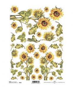 Ριζόχαρτο "sunflower" 21x29εκ.   (ITD-R410)