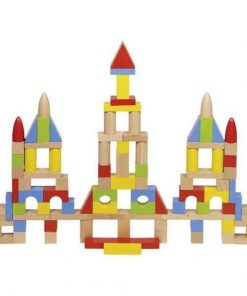 Goki τουβλάκια ξύλινα για κατασκευή πύργου 100 τεμάχια.