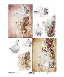 Ριζόχαρτο "goose" 21x29εκ.   (ITD-R1348)