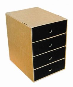 Next συρταριέρα classic μαύρη Α4 Y36x33x24εκ.