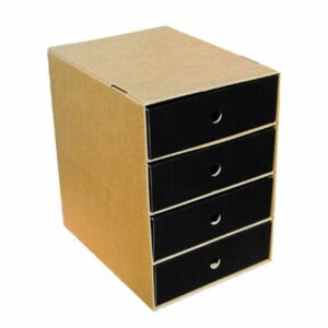 Next συρταριέρα classic μαύρη Α4 Y36x33x24εκ.