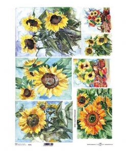 Ριζόχαρτο "sunflower" 42x29.7εκ.   (ITD-R094L)