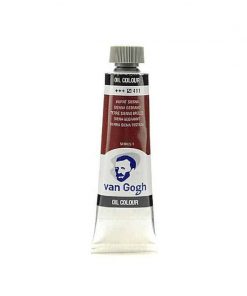 Talens van gogh χρώμα λαδιού 411 burnt sienna 200ml