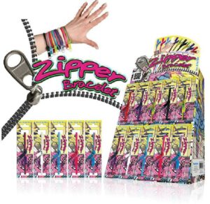 Βραχιόλι με φερμουάρ "Zipper" 19.5εκ. σε 10 χρώματα