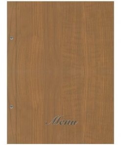 Next μενού εστιατορίου καφέ ανοιχτό 24x32εκ. wood