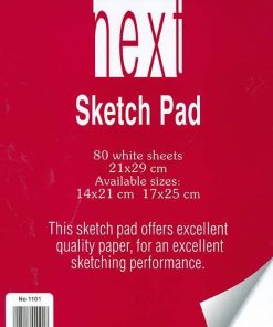 Next μπλοκ λευκό 14x21εκ. 80φυλ.