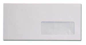 Φάκελος λευκός 90γρ, δεξ. παραθ. αυτοκ. 11x23εκ. 500τμχ