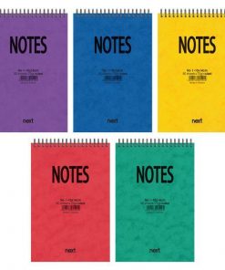 Next notes μπλοκ σπιράλ ριγέ μινι 80φ 7x10εκ.