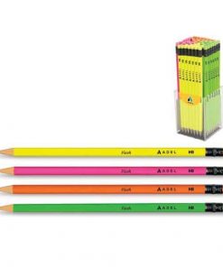 Adel μολύβι με σβήστρα "Flash" κοκτέηλ 4 χρωμάτων