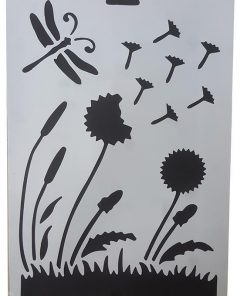 Στένσιλ απο πολυπροπυλένιο Α4 λουλούδι