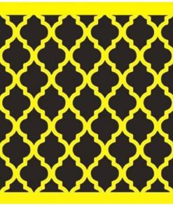 Στένσιλ πλαστικό "Μοτίβο" 16x16εκ.  (ST0028)