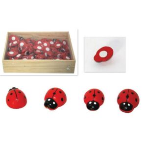 Αυτοκόλλητες διακοσμητικές πασχαλίτσες 2εκ, 100τεμ.