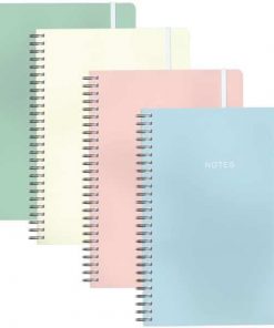 Next smooth pastels τετράδιο σπιράλ 17x25εκ. 2θεμ., 70φ.