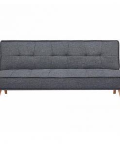 Καναπές κρεβάτι τριθέσιος Nextdeco Tokyo σκούρο γκρι Υ82x181x91εκ.