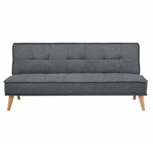 Καναπές κρεβάτι τριθέσιος Nextdeco Tokyo σκούρο γκρι Υ82x181x91εκ.