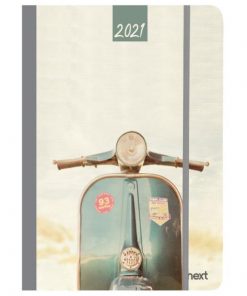 Next ημερολόγιο ACADEMIC+ 9/2023-12/2024 Gallery εβδομαδιαίο flexi 14x21εκ. Vespa