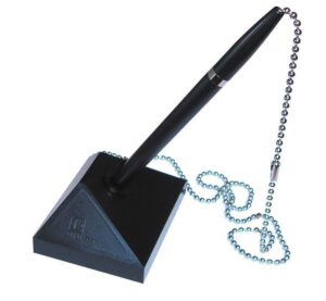 Στυλό με βάση στήριξης για γκισέ μαύρο