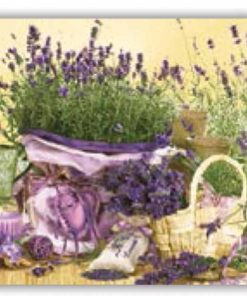 Χαρτοπετσέτες 20τεμ. "λεβάντες" 33x33εκ. (SDOG 006701)