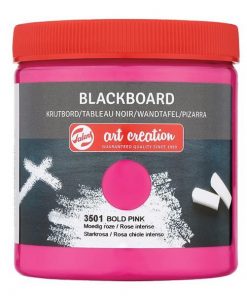 Talens blackboard paint 3501 bold pink, 250 ml