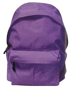 Τσάντα πλάτης μωβ με 1 θήκη 32x42x16εκ.