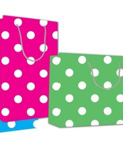 Next χάρτ. τσάντα Υ13x10x5 γαλάζιο "Πουά"