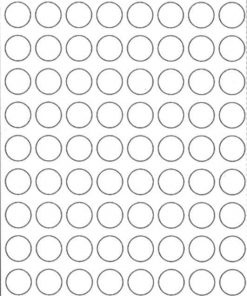 Markin ετικέτες αυτοκόλ. χρυσές ø20mm 88/φ 10φ Α4