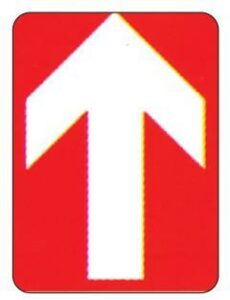 Next επιγραφή pp "Κατεύθυνση προς τα επάνω" 15x20εκ.